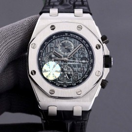 Audemars Piguet Crystal Glass Mechanical Watch For Men Black