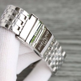 Breitling Premier 316l Refined Steel Black Dial Watch