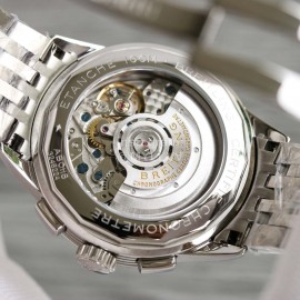 Breitling Premier 316l Refined Steel 42mm Dial Watch White