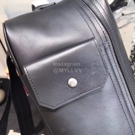 Bottega Veneta New Woven Cowhide Black Backpack For Men