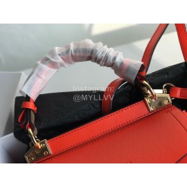 Givenchy Mini Mystic Leather Handbag Watermelon Red 0177-4