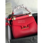 Givenchy Mini Mystic Leather Handbag Rose Red 0177-4