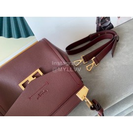 Givenchy Mystic Calf Leather Flap Handbag Small Taro Purple