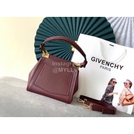Givenchy Mystic Calf Leather Flap Handbag Small Taro Purple