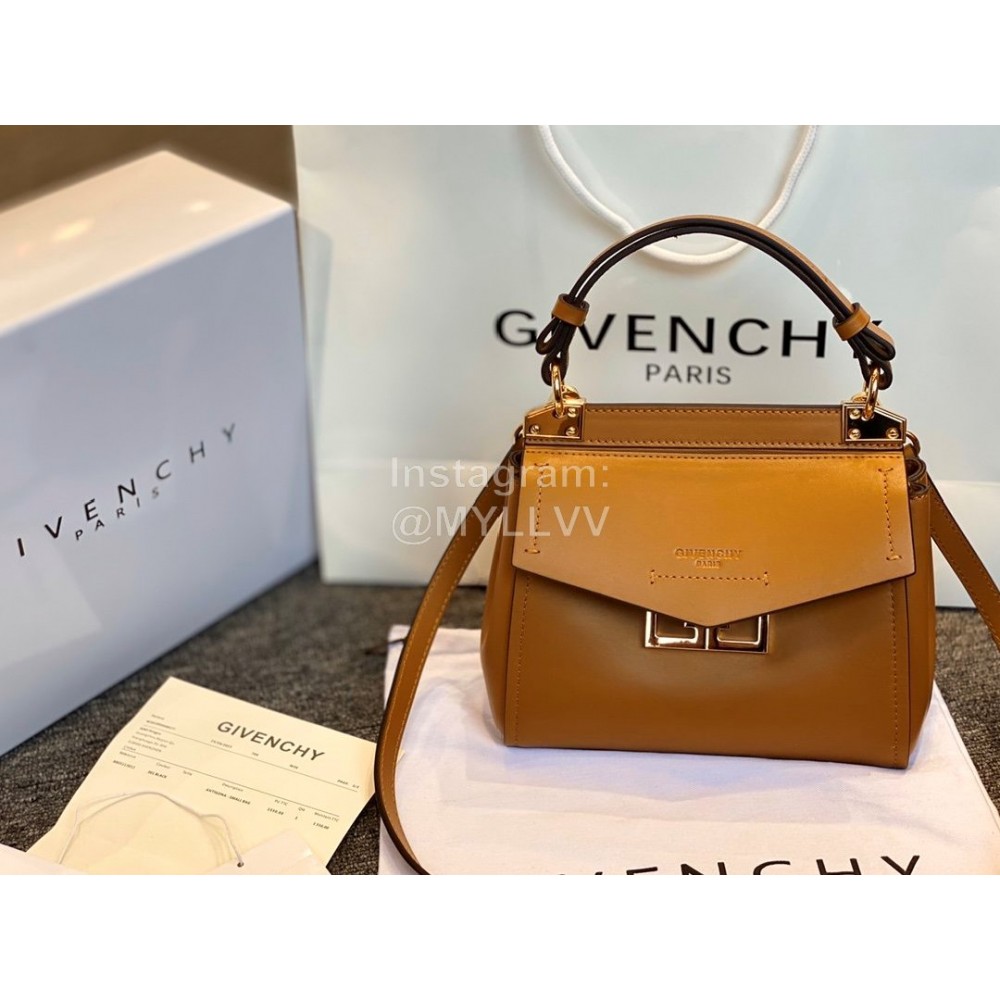 Givenchy Mini Mystic Flap Crossbody Tote Ginger