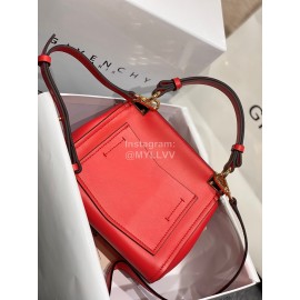 Givenchy Mini Mystic Flap Crossbody Handbag Rose Red
