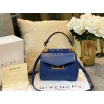 Givenchy Mini Mystic Flap Crossbody Tote Sapphire Blue