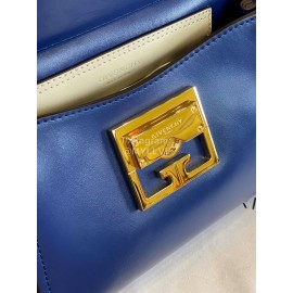 Givenchy Mini Mystic Flap Crossbody Tote Sapphire Blue