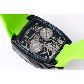 Jacob Co Bg Factory Tourbi Llon Green Strap Watch