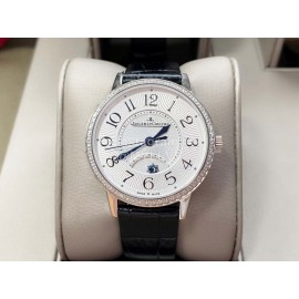 Jaeger Lecoultre An Factory New Leather Strap Watch