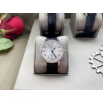 Jaeger Lecoultre An Factory Leather Strap Diamond Watch