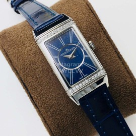 Jaeger Lecoultre An Factory Reverso One Duetto Watch Navy