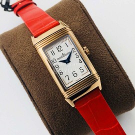 Jaeger Lecoultre An Factory Reverso One Duetto Watch For Women Red