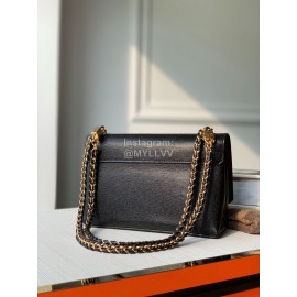 Louis Vuittonmonogram Canvas And Leather Lock Handbag M55650