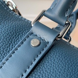 Lv Aerogram Leather Keepall Travelling Bag Black