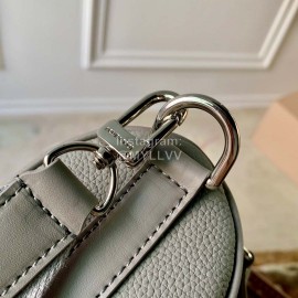 Lv Aerogram Leather Keepall Travelling Bag Gray