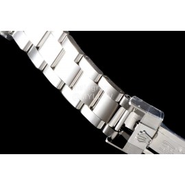 Rolex Diamond Dial Steel Strap Watch Silver