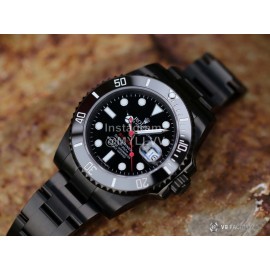 Rolex Blaken 40mm Dial Watch Black