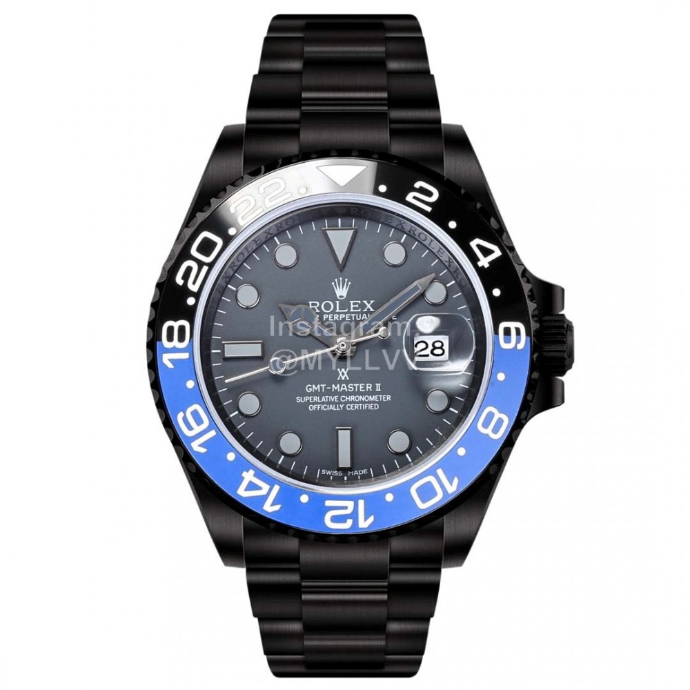 Rolex Blaken 40mm Dial Watch Blue