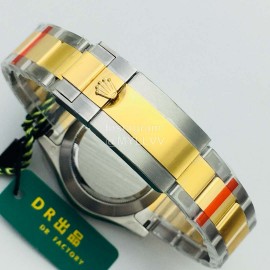 Rolex Dr Factory 40mm Brown Dial 904l Steel Watch