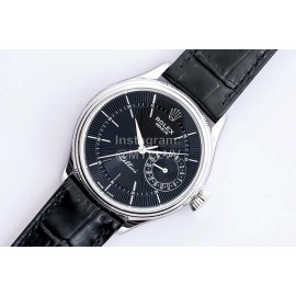 Rolex Sapphire Crystal 39mm Black Dial Watch